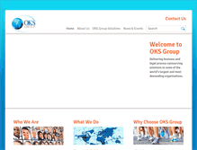 Tablet Screenshot of oksgroup.com